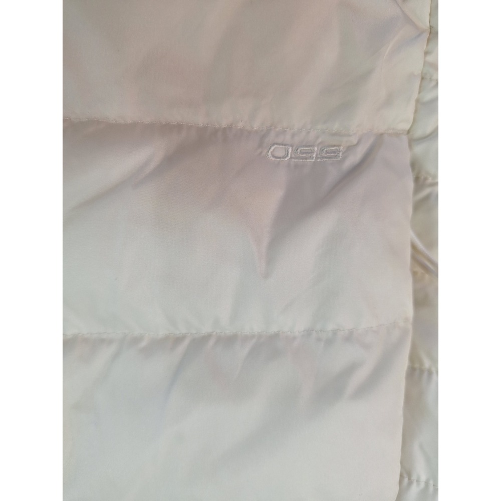 The North Face Aconcagua 550 Down Puffer Vest Womens XXL Cream Off-White Zip Up - Picture 3 of 6